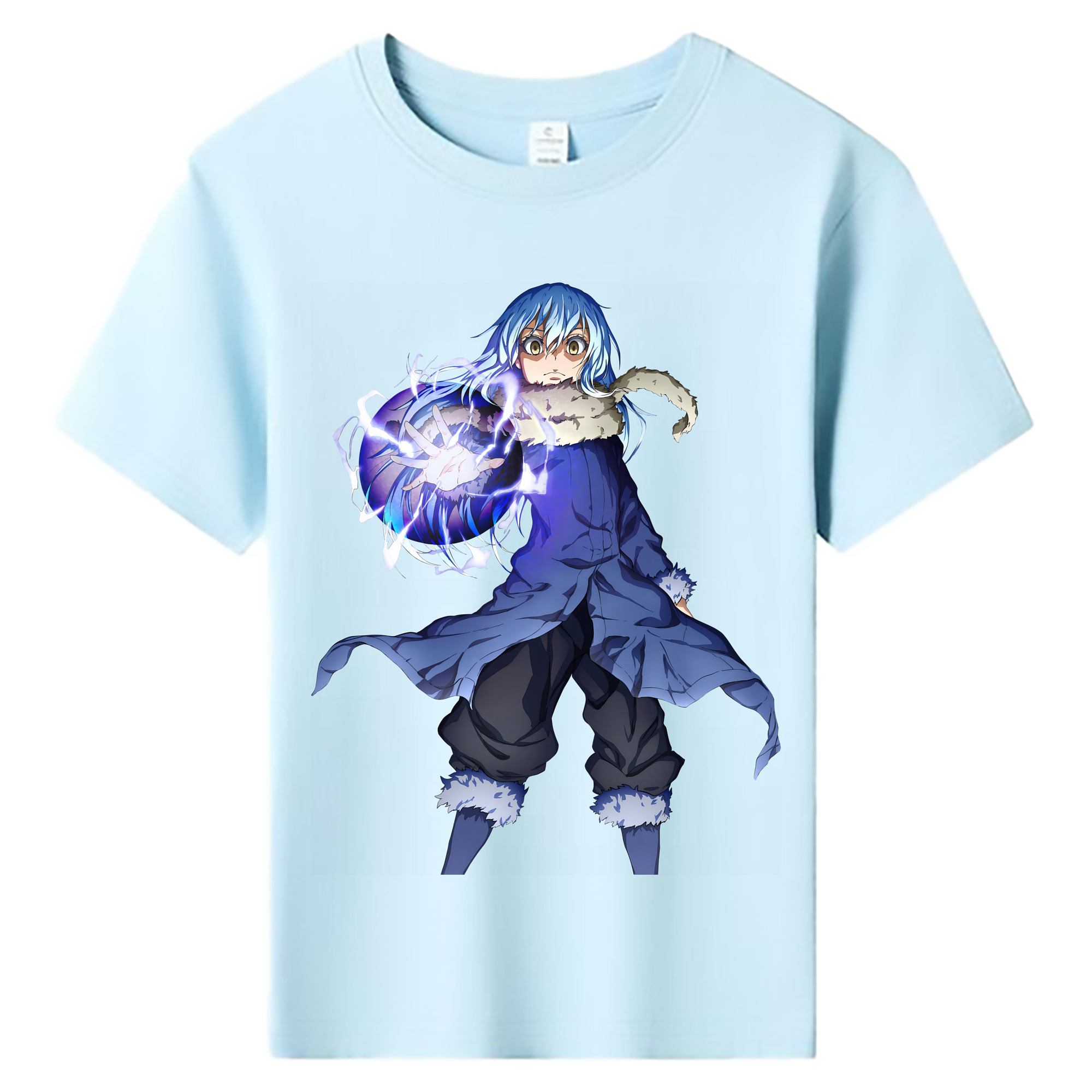（画像用） 転スラ Regarding Reincarnated to Slime 綿100％キッズTシャツ（フロントプリント）